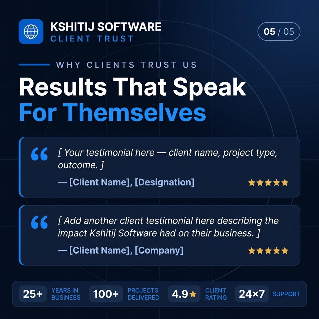 Why Clients Trust Us